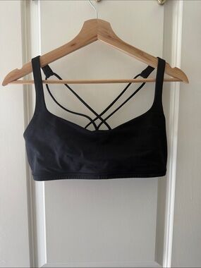 lululemon athletica Black Strappy Sports Bra - 10